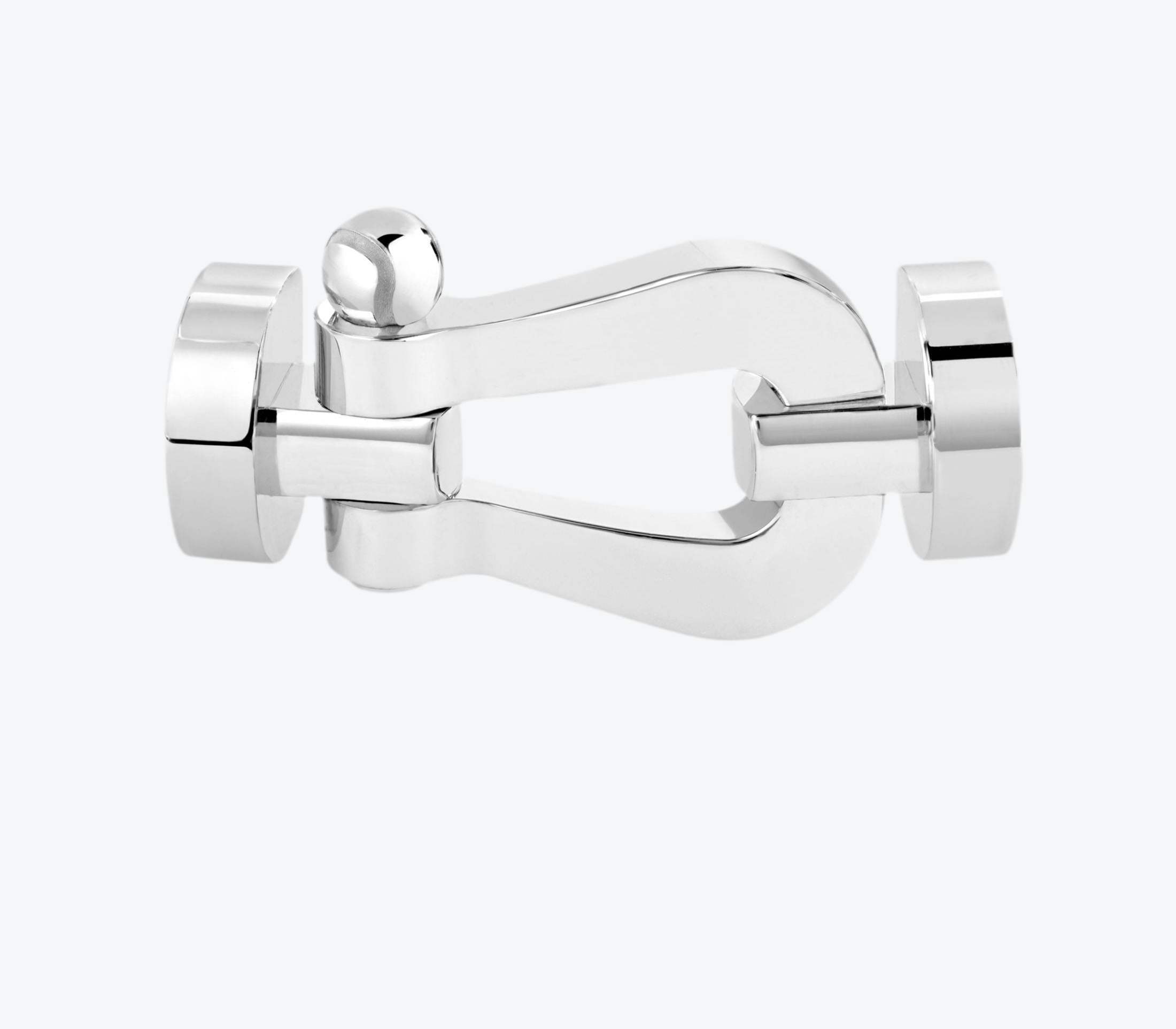 אבזם יוקרתי בגוון כסף – בעיצוב RG רולאן גארוס