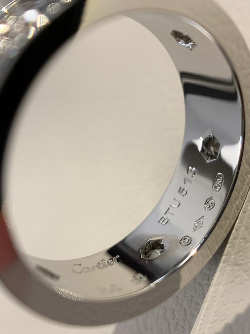 טבעת פאבה מכסף 925 טבעת יוקרתית משובצת זירקונים נוצצים - Jewelluxe