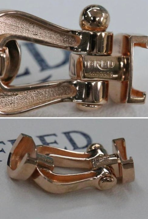 אבזם יוקרתי בציפוי זהב ורוד 18K - Jewelluxe