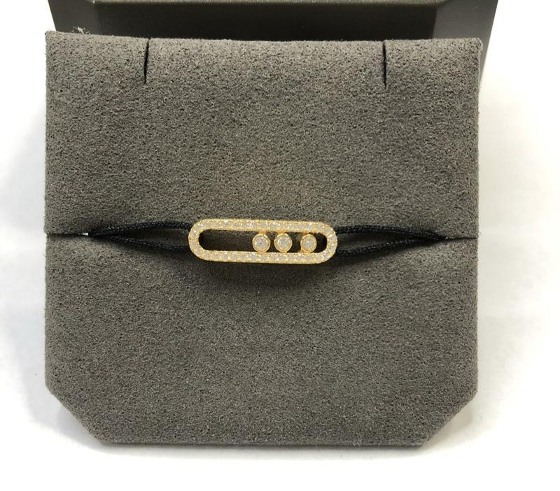 צמיד יוקרתי עם ראש בציפוי זהב צהוב 18K משובץ זירקונים - Jewelluxe