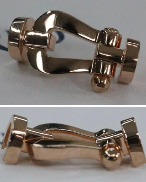 אבזם יוקרתי בציפוי זהב ורוד 18K - Jewelluxe