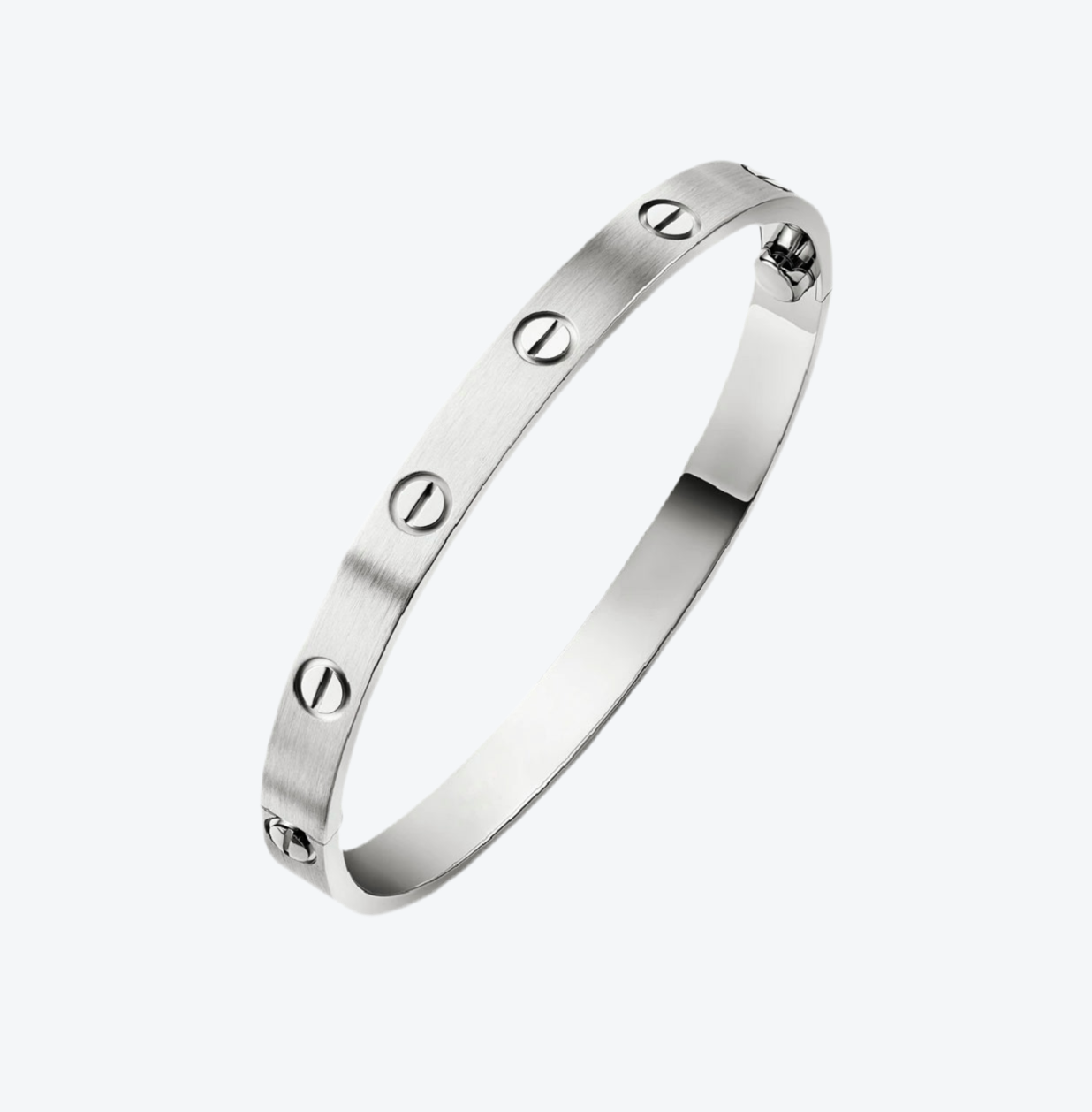 צמיד אלגנטי בגוון כסף אלגנטיות על זמנית