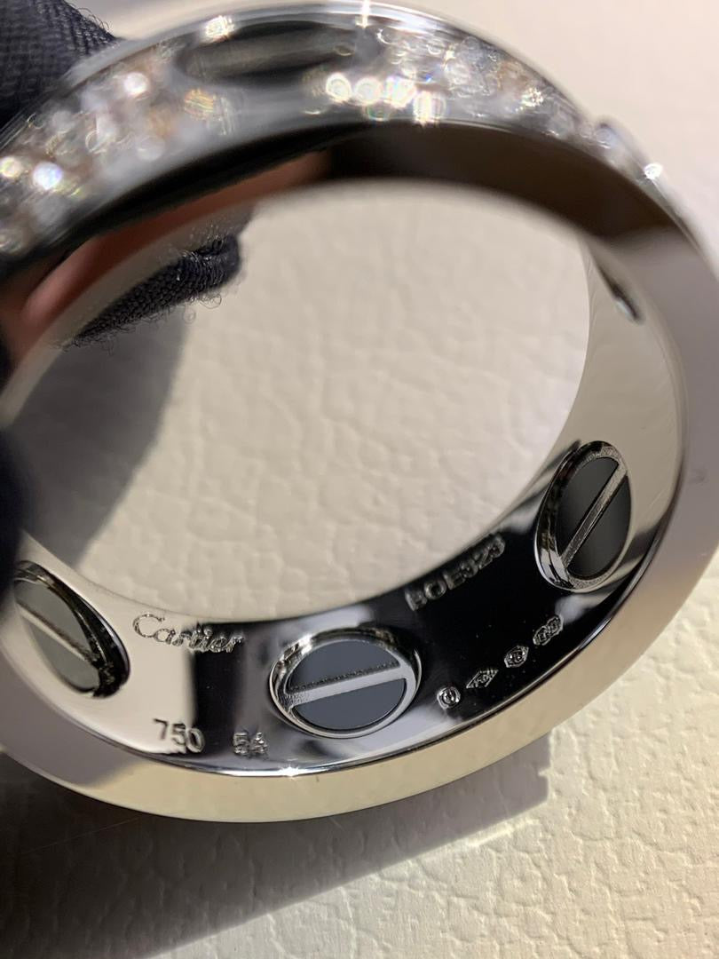 טבעת פאבה מכסף 925 טבעת יוקרתית משובצת זירקונים נוצצים - Jewelluxe