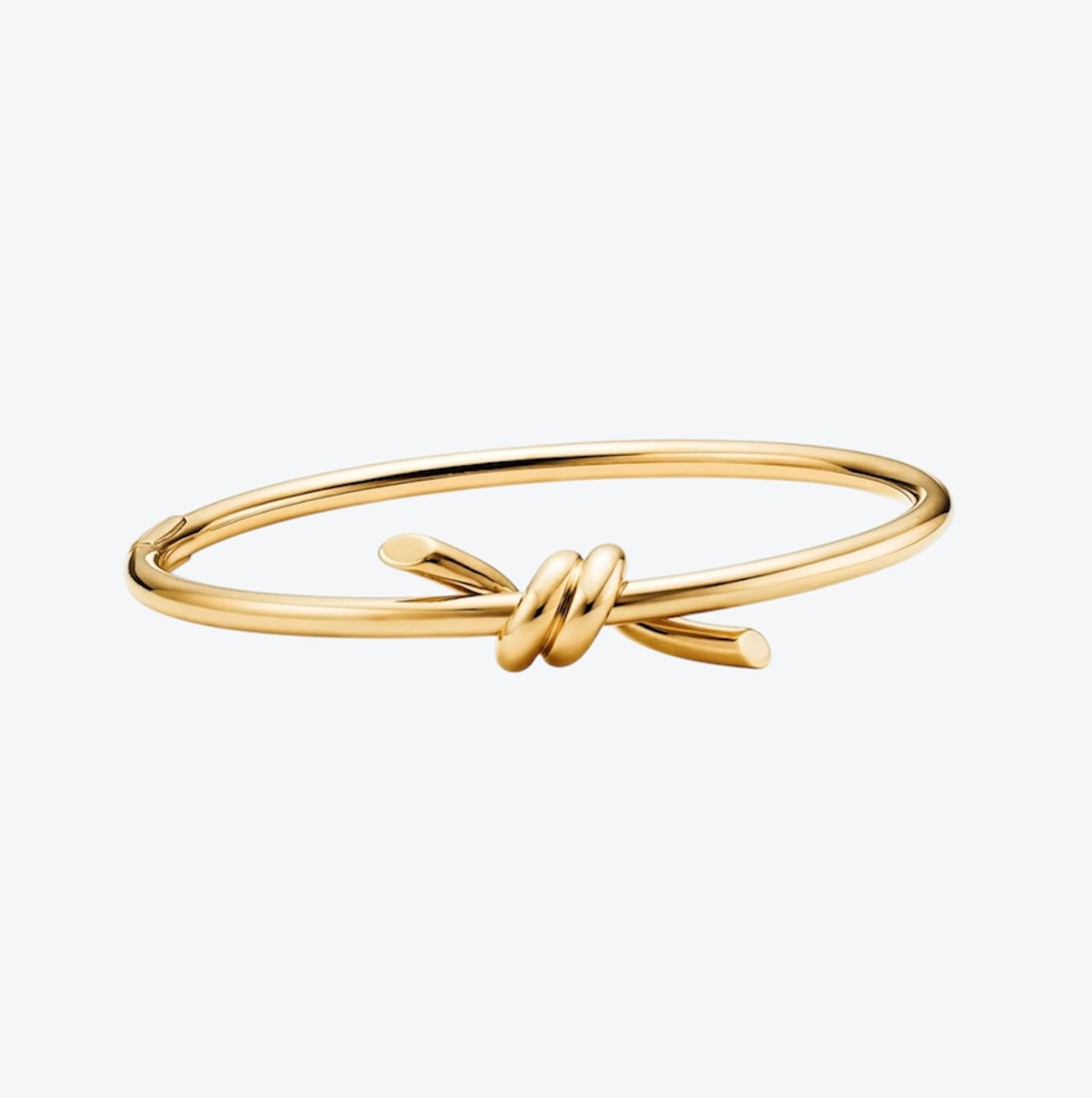 צמיד קשר עדין בגוון זהב למראה יוקרתי