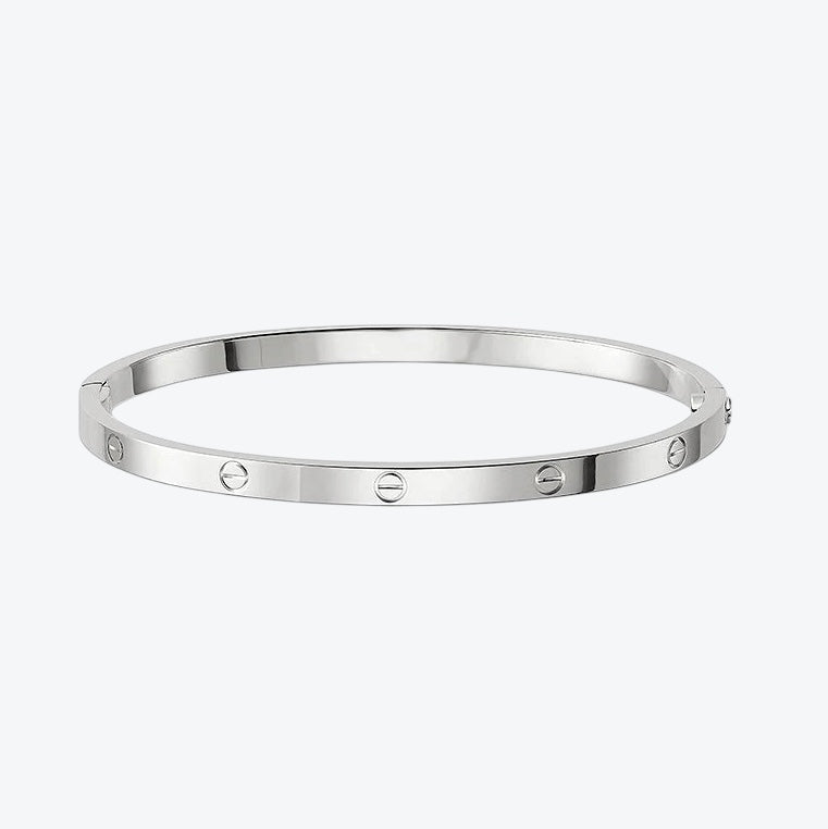 Bracelet élégant couleur argent brillant élégance intemporelle — JEWELLUXE™