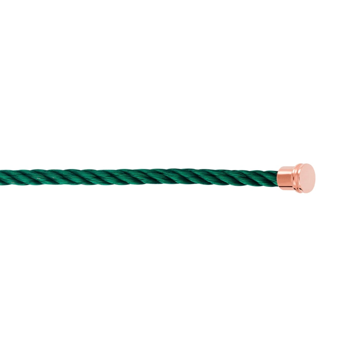 Sangle en corde tressée verte