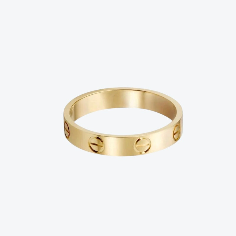 טבעת אלגנטית בגוון גולד מבריק — JEWELLUXE™