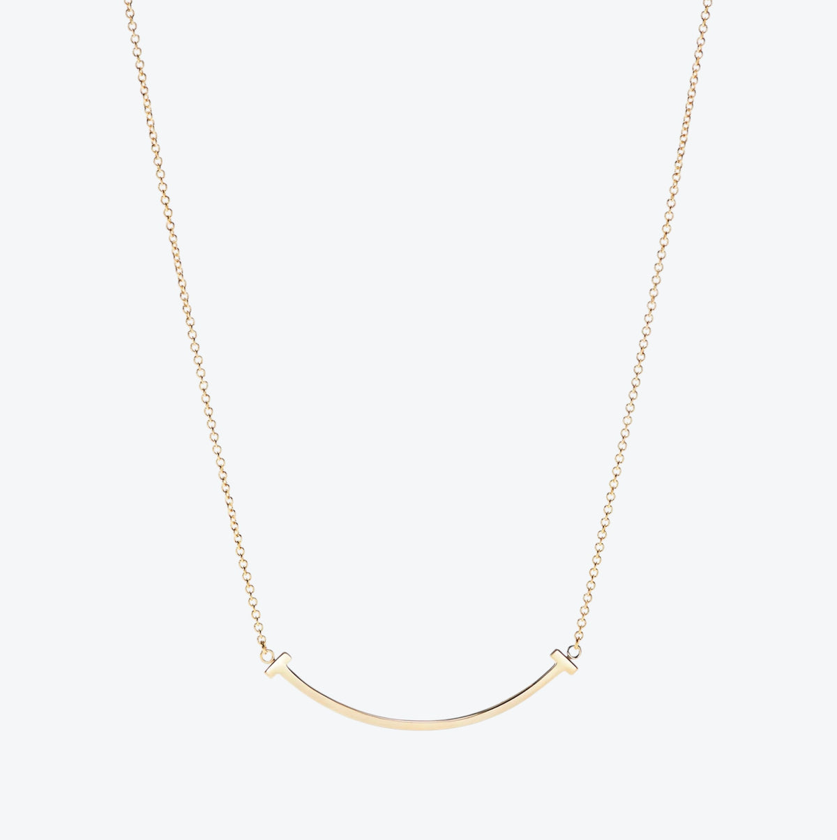 ‏שרשרת בעיצוב סמיילי בגוון גולד מבריק – JEWELLUXE™